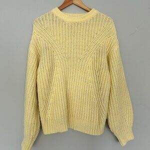 A New Day Target Yellow Crewneck Sweater - Like New - Size M